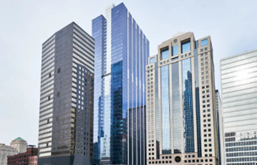 A serviced office at 155 North Wacker, Chicago, one of Servcorp's premium location.  